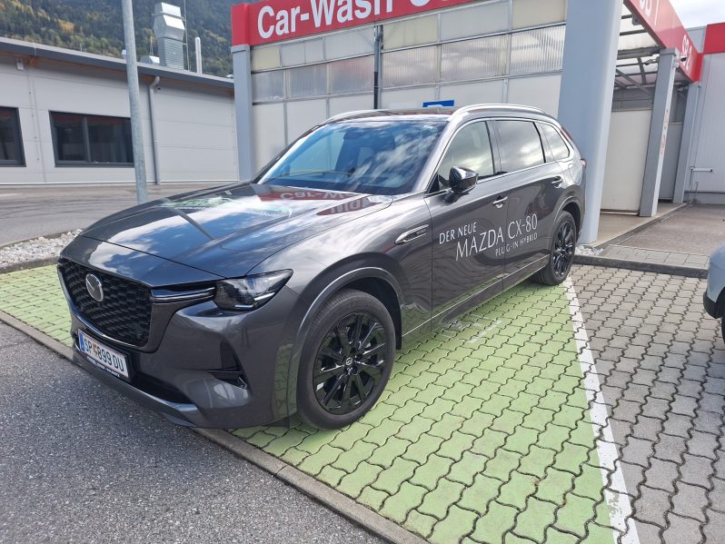 MAZDA CX-80 2,5 BENZIN-PHEV AUT AWD HOMURA PLUS 7S LEDER SCHWARZ voll